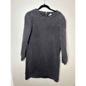 Mamalicious maternity 3/4 sleeve black dress zip back women’s Sz large